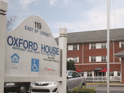 Oxford House Apartments Sign